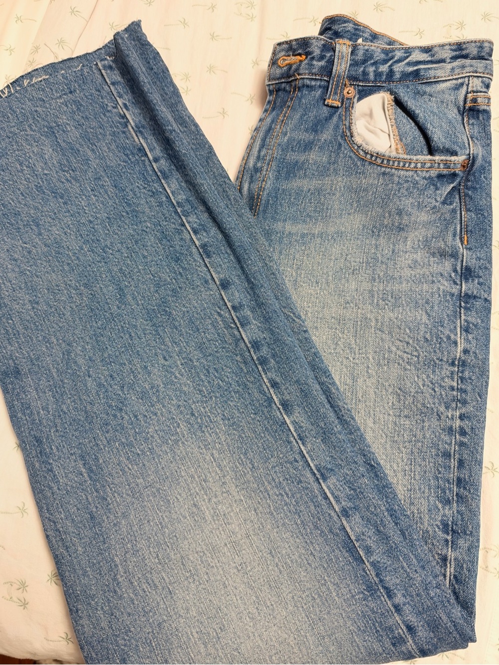 Zara High Rise Straight Leg Fit